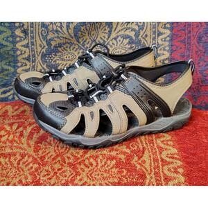 EVEREST Andreas Mens Size 8 Tan‎ Rugged Strappy Sport Sandal Shoe